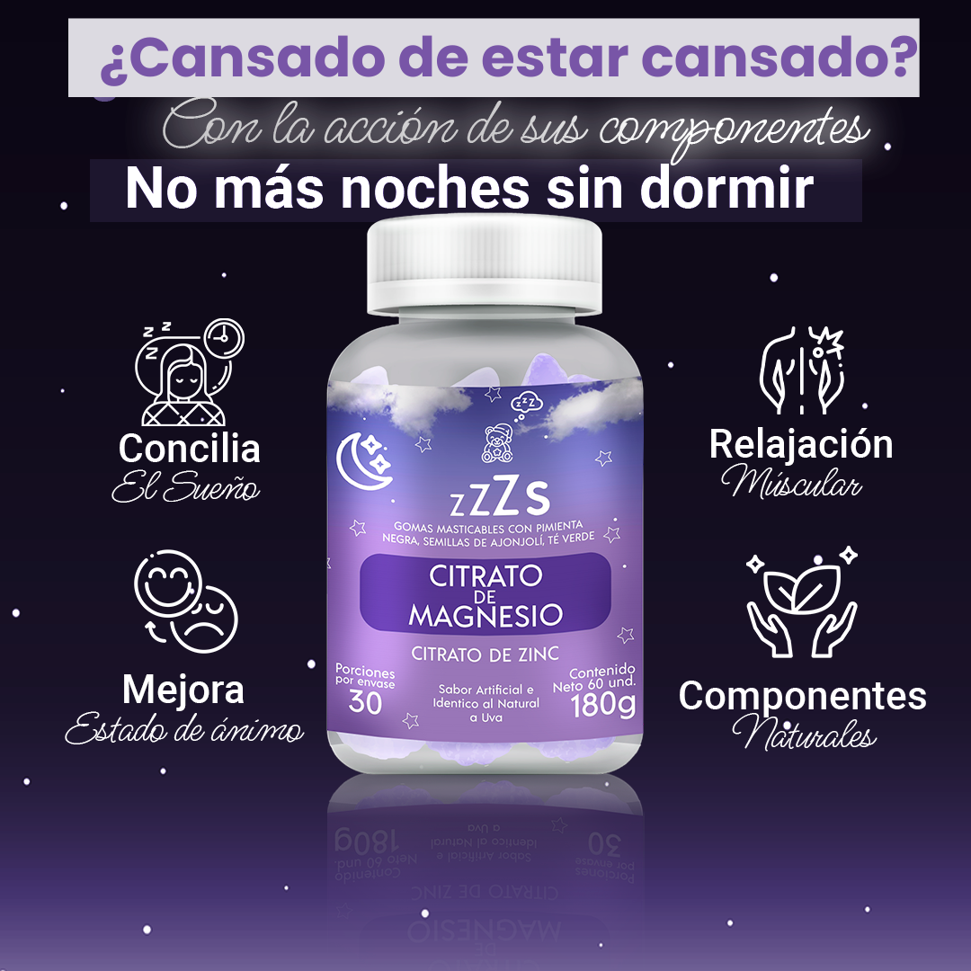 Gummies de Citrato de Magnesio 60 unds | Despierta como nuevo
