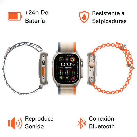 Smart Watch Ultra 2 | Case de Titanio + GPS