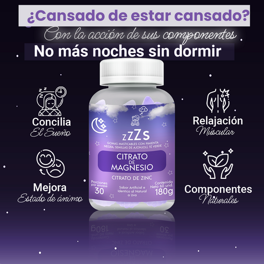 Gummies de Citrato de Magnesio 60 unds | Despierta como nuevo