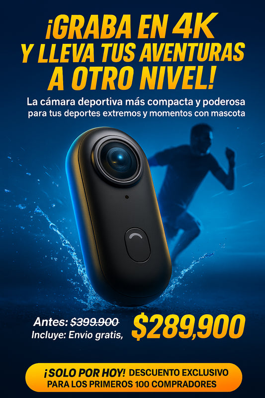 LIFELENS MINI CAMARA 4K 60FPS