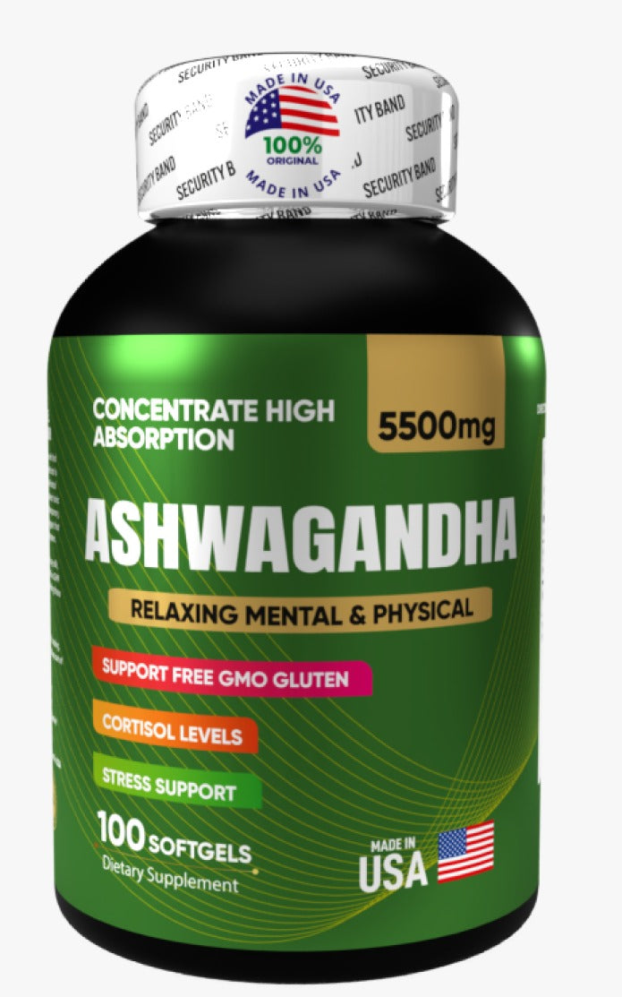 Ashawanda X 100 cápsulas Importada | Elimina el estrés y dolor muscular